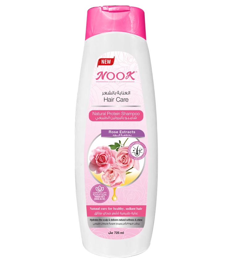 شامبو نوك بالبروتين الطبيعي بخلاصة الورد