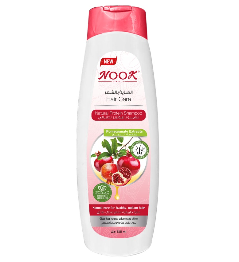 شامبو نوك بالبروتين الطبيعي بخلاصة الرمان